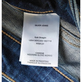 Silver Jeans Co. Womens Suki Straight Blue Jeans Size 30 Straight Mid Rise