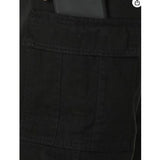 Wrangler Authentics Mens Classic Relaxed Fit Cargo Pant Black 100% Cotton 48X32