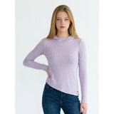 Diadora Girls Size Small Polyester/Spandex Light Purple Long Sleeve Hooded Shirt