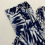 John Paul Richard Women’s Pants Large Poly Blend Blue white floral