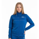 Bench Girls 9/10 Yrs Blue Long Sleeve Polyester Mock Full Zip Track Jacket