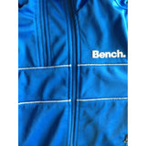 Bench Girls 9/10 Yrs Blue Long Sleeve Polyester Mock Full Zip Track Jacket