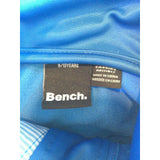 Bench Girls 9/10 Yrs Blue Long Sleeve Polyester Mock Full Zip Track Jacket