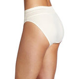 Warner's WR5109 No Pinching No Problems Lace Hi-Cut Brief 7/Large Ivory NWOT