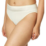 Warner's WR5109 No Pinching No Problems Lace Hi-Cut Brief 7/Large Ivory NWOT