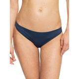 Roxy Solid Beach Classics Moderate Bikini Bottom ERJX404292 Large Blue NWT