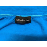 Seductions Women's Blue Spaghetti Strapped Fitted Tank Top Size Small (See Size Measurements)
