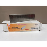 304 Stainless Steel 18 Gauge 1/4 Inch Narrow Crown Staples (1-1/4"-800)