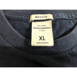 Abercrombie Kids Soft Cotton T shirt XL Blue Embroidered Moose Logo