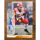 2024 Upper Deck CFL Base Autograph Sean McEwen 50 Calgary Stampeders