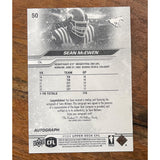 2024 Upper Deck CFL Base Autograph Sean McEwen 50 Calgary Stampeders