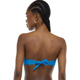 Body Glove Smoothies Irene Solid Bandeau Bikini Top Wave Irene Size S/P NWT