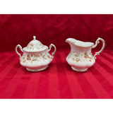 Paragon Seville Fine Bone china England Creamer and Sugar Bowl