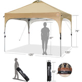 ABCCANOPY 10X10 POP-UP CANOPY BEIGE
