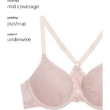 b.tempt'd by Wacoal 958268 Shadow Scene Push Up Bra MOOD INDIGO