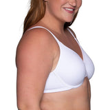 Vanity Fair 76080 Full Figure Beauty Back Smoothing Minimizer Bra White