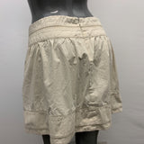 American Eagle Women's A Line Skirt Size 6 Beige Back Zipper Cotton