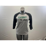 Saint Strong Women's Raglan T Shirt Size Small St. Clair College