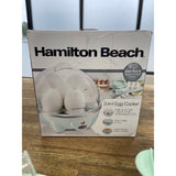 HAMILTON BEACH 3-IN-1 EGG COOKER, 7-EGG, TEAL NEW