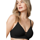 Wonderbra W2597 All Day Essential Wireless Bra Full Coverage Large Black