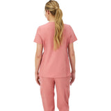 Hanes Women's Comfort Fit Scrub Top  HSA100 2XL Rose Ranch Pink NWT