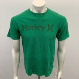 Hurley T shirt Men's M Green Cotton Classic Fit