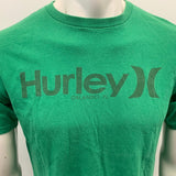 Hurley T shirt Men's M Green Cotton Classic Fit
