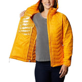 Columbia 1699071-772 womens Powder Lite Hooded Jacket XS Bright Marigold NWT
