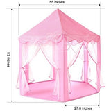 MonoBeach Princess Castle Play Tent Kids Play House with Star Lights NEW