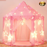 MonoBeach Princess Castle Play Tent Kids Play House with Star Lights NEW