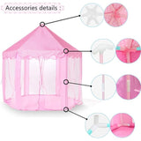 MonoBeach Princess Castle Play Tent Kids Play House with Star Lights NEW