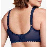 Glamorise Full Figure MagicLift Wirefree Support Bra #1000 Midieval Blue NEW