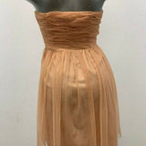 Forever 21 Women's Medium Peach Nylon/Metallic/Pol