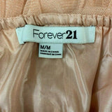 Forever 21 Women's Medium Peach Nylon/Metallic/Pol