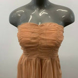 Forever 21 Women's Medium Peach Nylon/Metallic/Pol