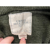 Urban Heritage Women's Army Green Long Sleeve Turtle Neck Size Medium Acrylic