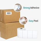 Labelchoice 3-Proof 2"x1" Direct Thermal Barcode Labels (Not for Dymo)