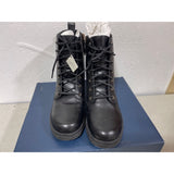 Cole Haan womens Camea Water Proof Combat Boot W20768 Size 6-6.5 Black NEW
