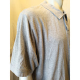Oakley Gray Cuffed Short Sleeve Embroidered Logo Men's Pique Polo Shirt Size XXL