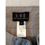 N.W.D New Woman Design Gray Stretch Capri Pants Size 8