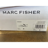 MARC FISHER ELESIA POINTED-TOE BALLET FLAT, BLACK 8M NWT