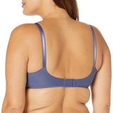 Warner's TA4356 Bra Size 38B Simply Perfect Under Arm Smoothing Button Blue NWT