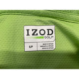 IZOD Golf Women's Sleeve 1/2 Zip Polo Shirt Size Small Green Polyester