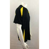 Stormtech Performance Black Yellow Polyester Athletic Short Sleeve Shirt Size L