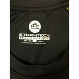 Stormtech Performance Black Yellow Polyester Athletic Short Sleeve Shirt Size L