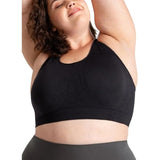 Truekind 97097 Racerback Sports Bra High Support Black