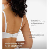 Wacoal 855473 Ever Flexing Unlined Underwire Full Coverage Bra Black