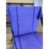 Folding Stadium Seat Cushion with Backrest, Violet, NEW