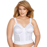 Exquisite Form Front Close Wirefree Longline Posture Bra 5107530 WHITE