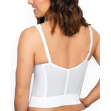 Exquisite Form Front Close Wirefree Longline Posture Bra 5107530 WHITE